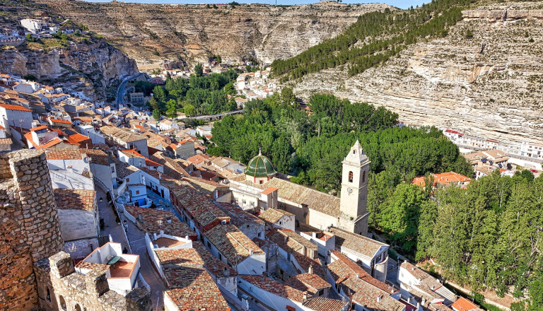 Alcala del Jucar, Spanien