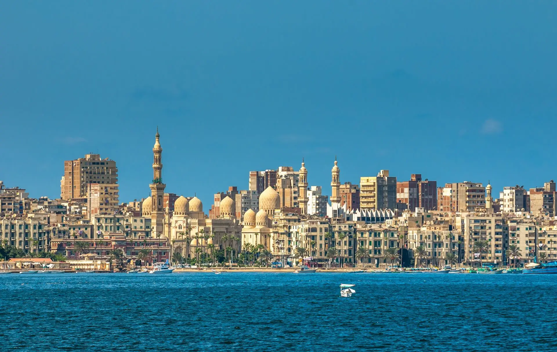 Der Leuchtturm Von Pharos Alexandria Die Sieben Weltwunder Der Antike