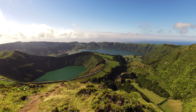 Vulkane prägten die Inselgruppe der Azoren.