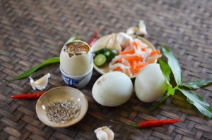 Balut Essen auf Reisen