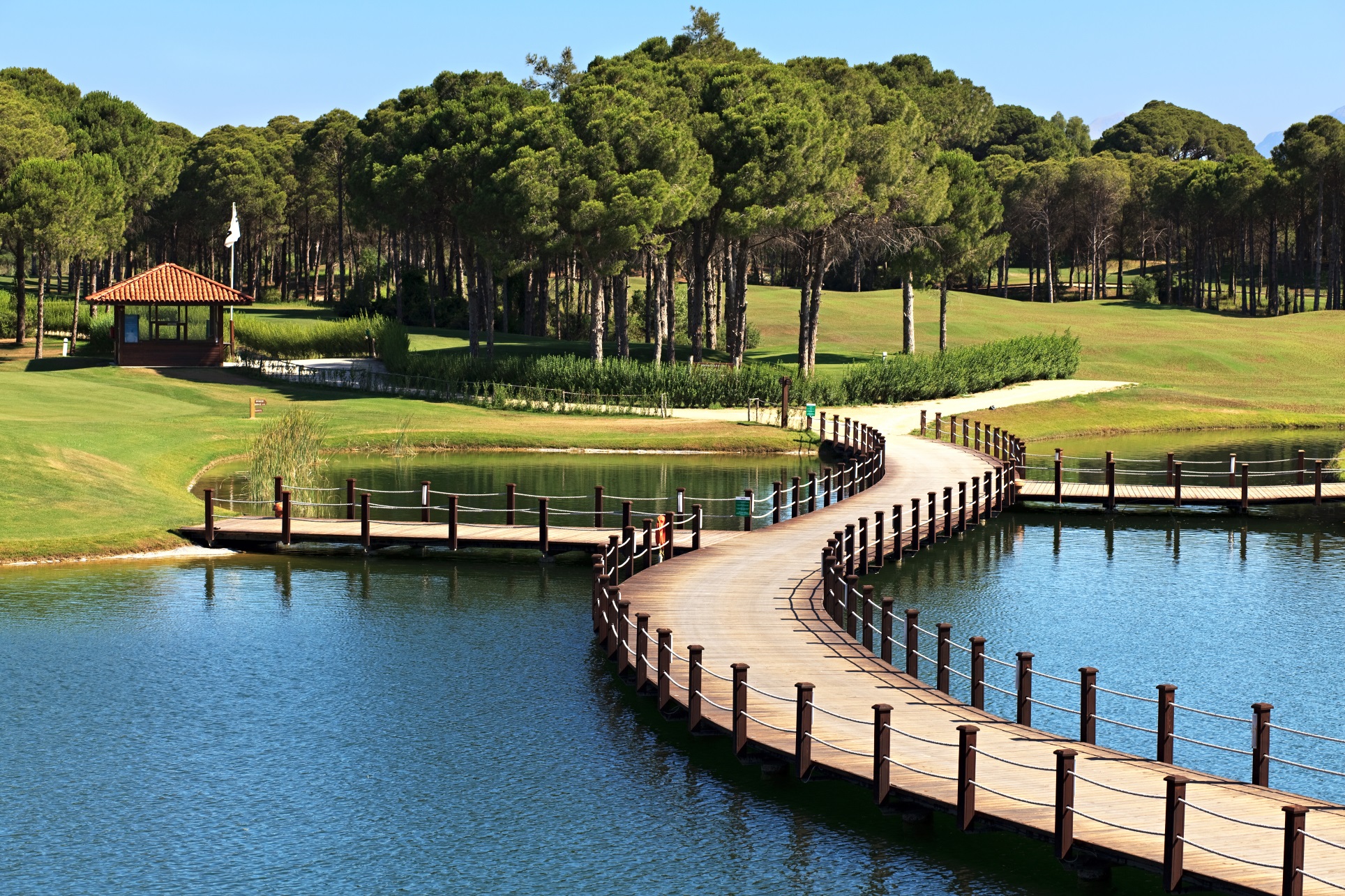 Parks und Golfplätze in und um Belek.