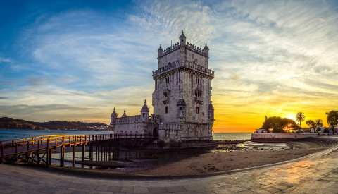 Der Torre de Belém ist das Wahrzeichen Lissabons.