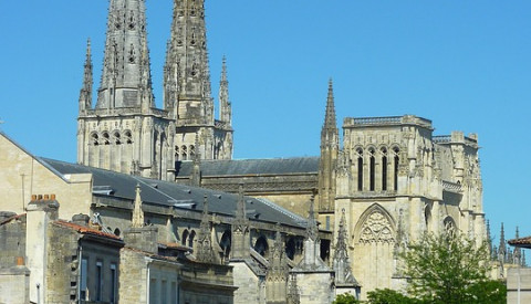 Die Kathedrale von Bordeaux.