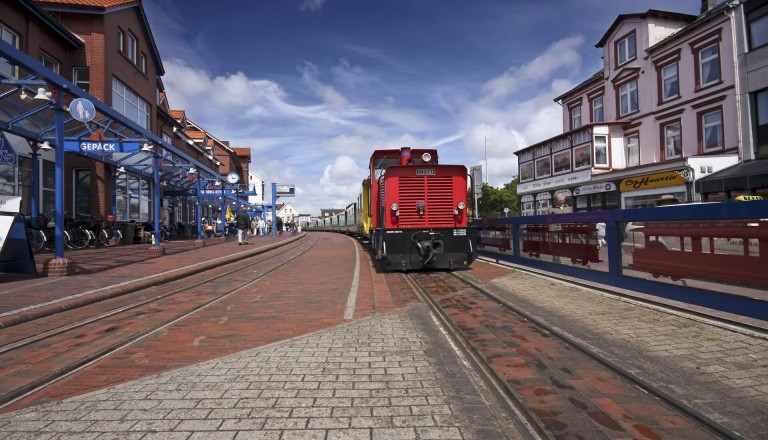 Der Borkumer Bahnhof