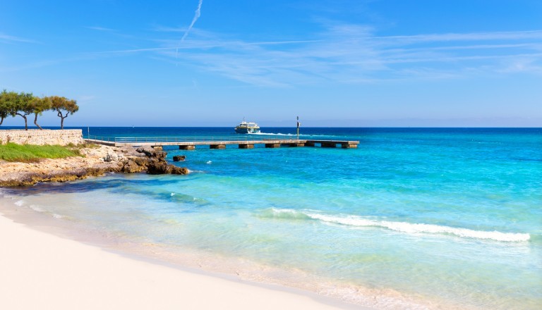 Der Strand Son Servera von Cala Millor.