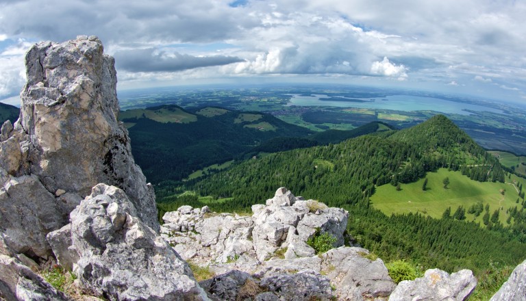 Reichlich Grün und Blau verspricht der Chiemgau.