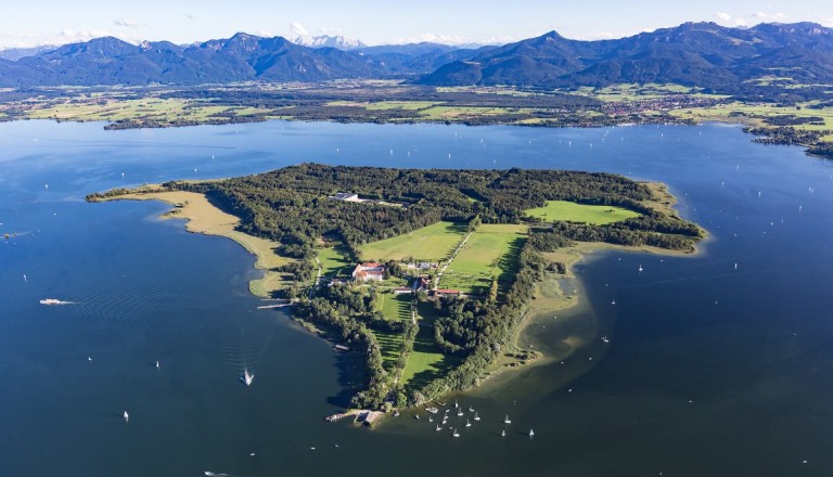 Die Insel Heerenchiemsee.