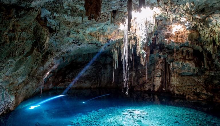 Die Cuzama Cenote auf Yucatan.