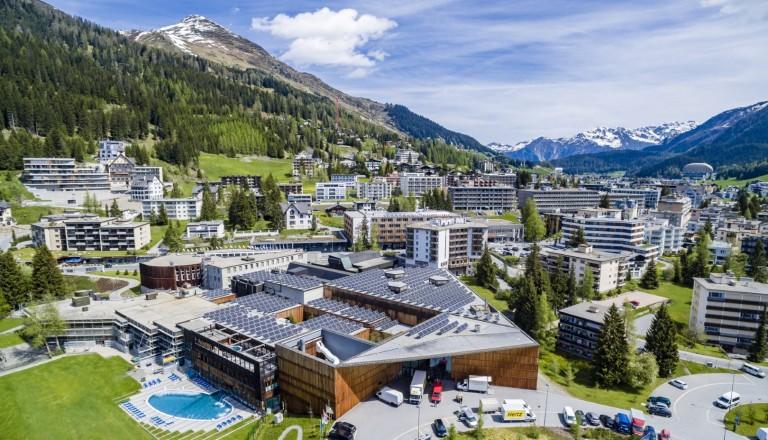 Das Kongresszentrum in Davos.