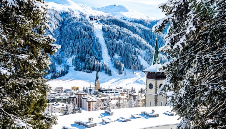 Davos Skigebiet Schweiz