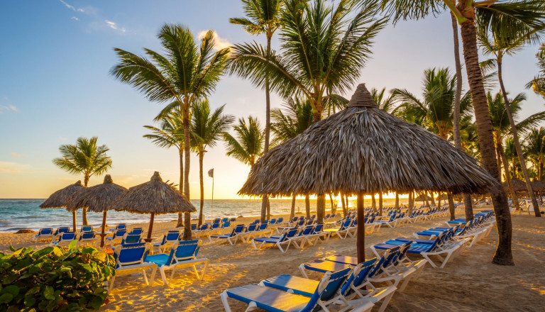 Dominikanische Republik Strand Liegen