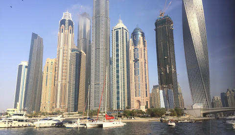 Dubais imposante Skyline