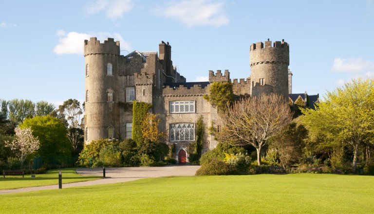 Malahide Castle in Dublin.