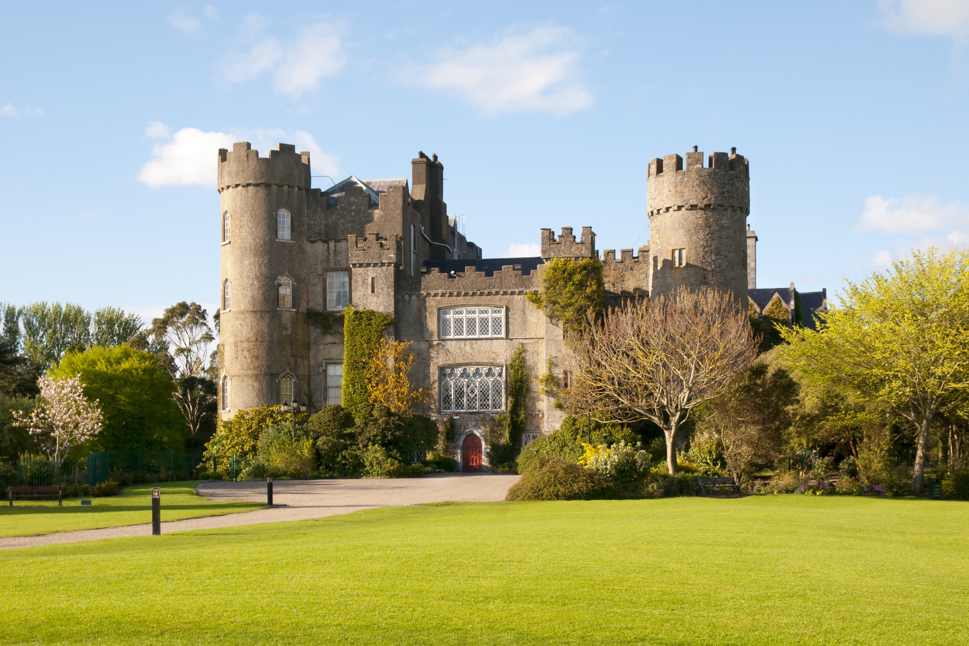 Malahide Castle in Dublin.