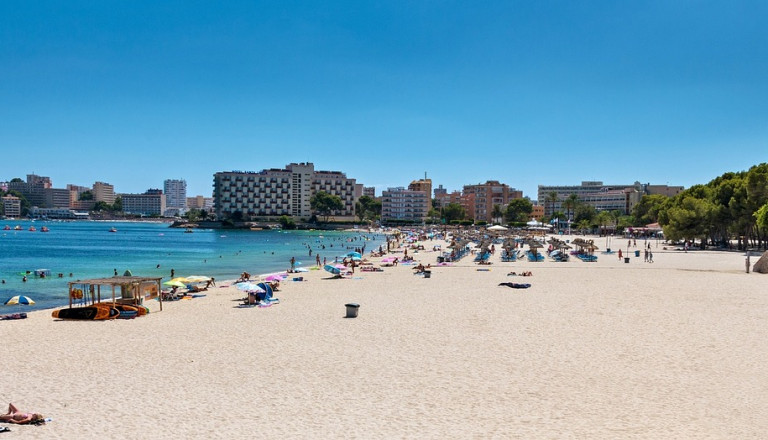 Strand in El Arenal