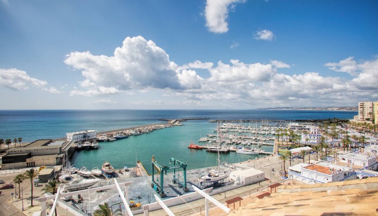 Der Hafen von Estepona. 