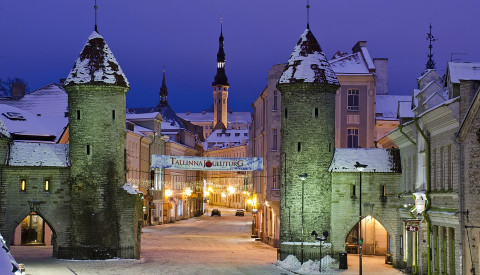 Das Weltkulturerbe die Altstadt von Tallin.