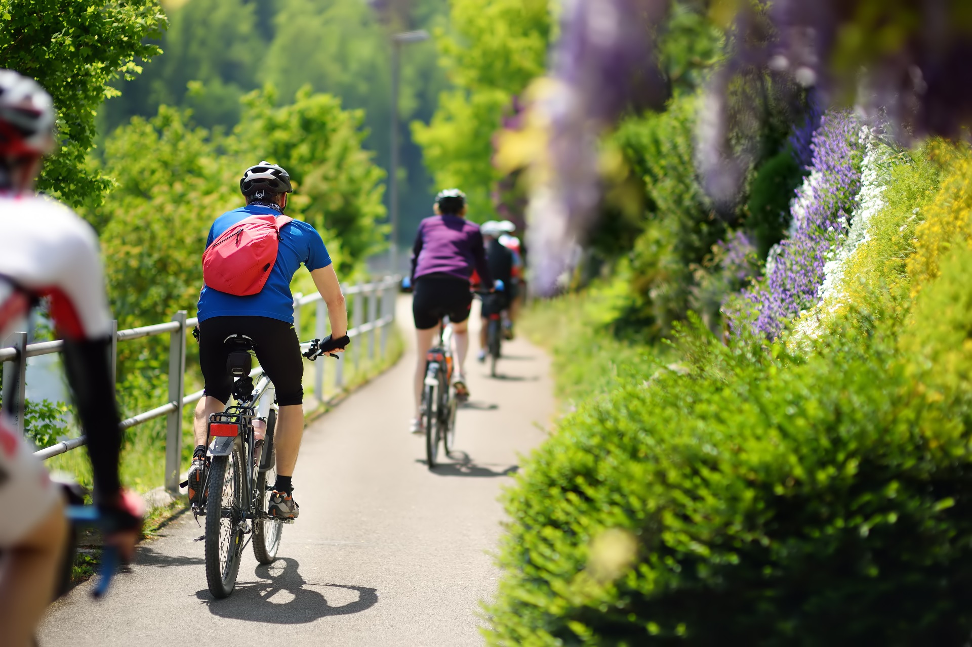 Entspannt Radtouren genießen.