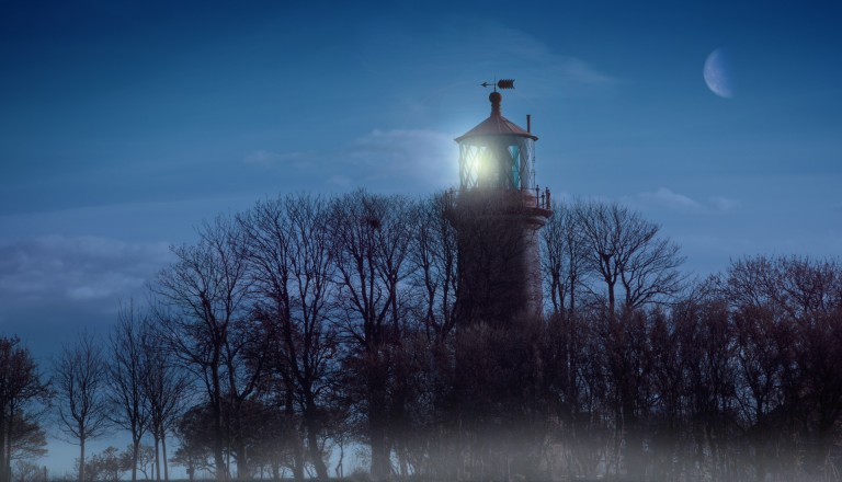 Der Staberhuk Leuchtturm gehörte zu den Motiven von Kirchner.