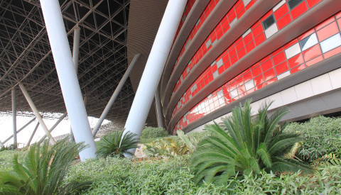 Ferrari World in Abu Dhabi. 
