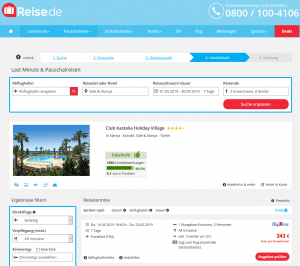 Screenshot Deal Club Kastalia Holiday Village in Alanya