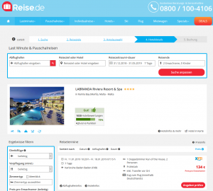Screenshot Malta Deal Labranda Riviera & Resort Spa