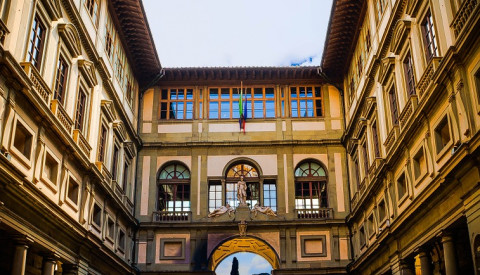 Die Uffizien in Florenz.