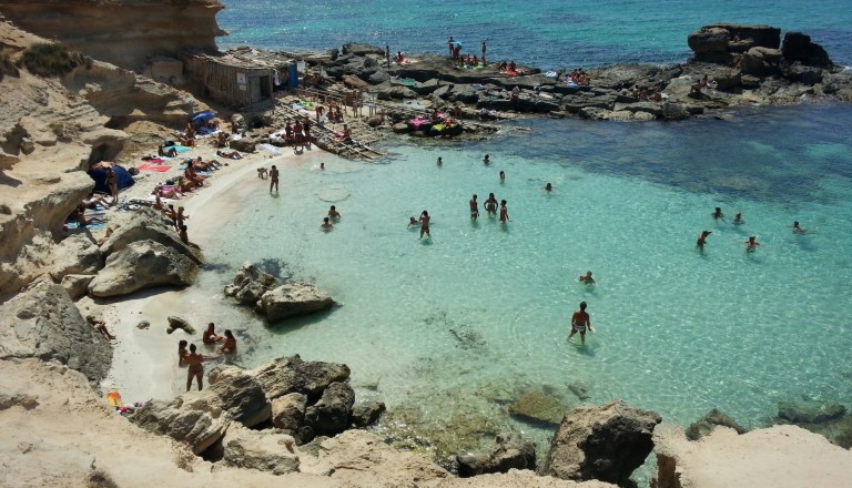 Calo des Morts auf Formentera.