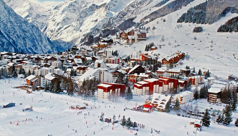 Skiresorts in Frankreich.