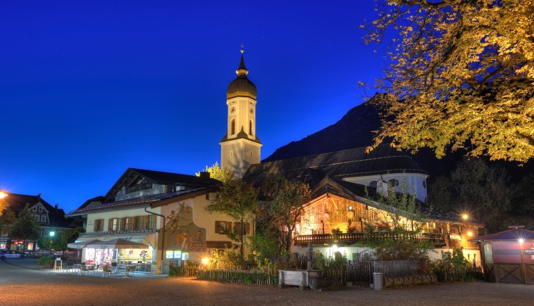 Der Mohrenplatz in Garmisch.