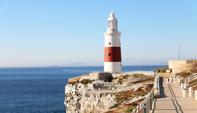 Der Leuchtturm in Gibraltar