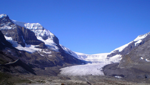 Gletscher in Kanada Athabasca