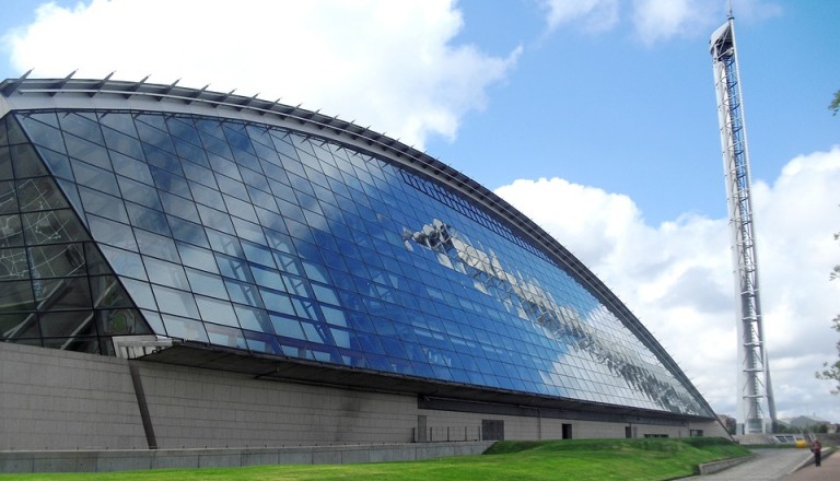 Das Glasgow Science Centre.