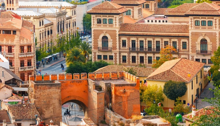 Granadas Zentrum. Stadtteile Städtereisen