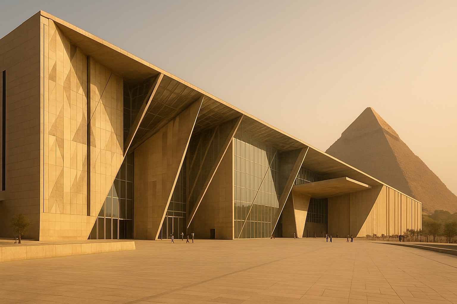 Grand Egyptian Museum in Gizeh bei Kairo