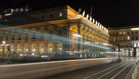 Das prunkvolle Grand Theatre in Bordeaux