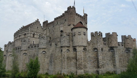 Die Burg Gravensteen in Gent.