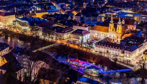 Graz bei Nacht