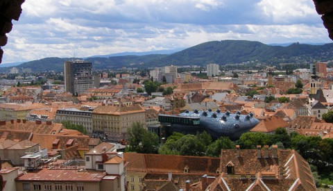 Die Altstadt von Graz zählt zum Weltkulturebe.