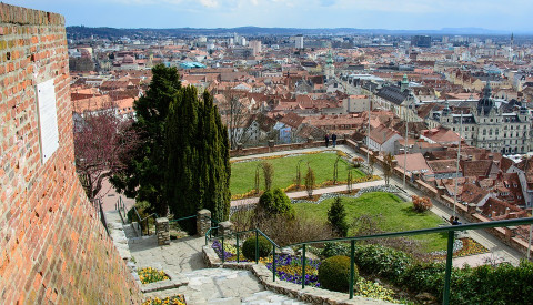 Der Schlossberg in Graz