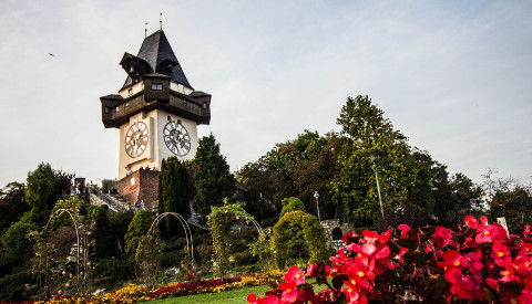 Der Uhrturm von Graz