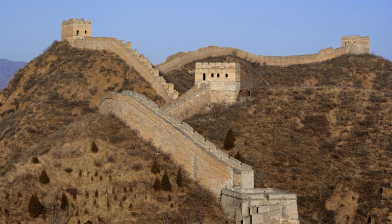 Und natürlich Chinas Große Mauer in Peking