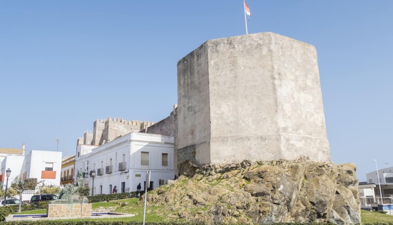 Die Castillo de Guzman in Tarifa.