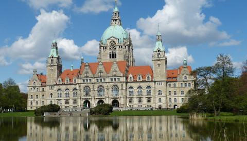 Das neue Rathaus ist Hannovers Wahrzeichen.
