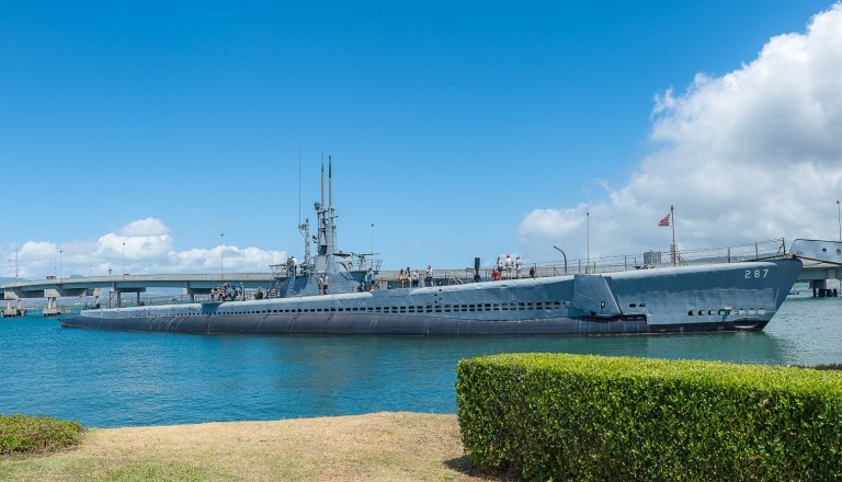 Die USS Arizona von Pearl Harbor.