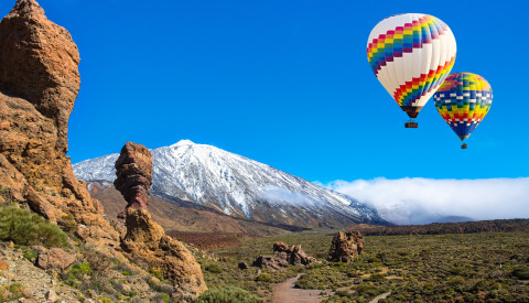 Heißluftballon Teneriffa