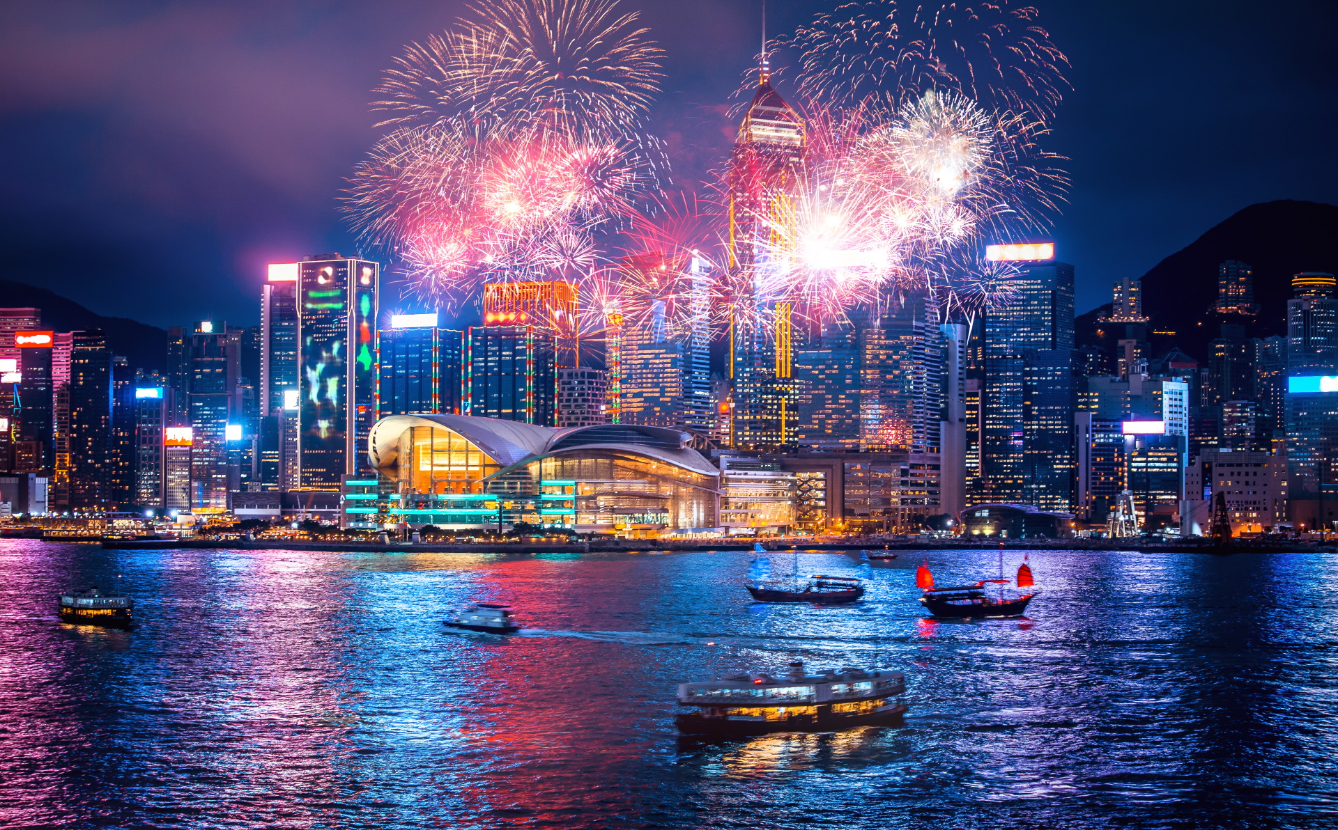Hongkong Feuerwerk