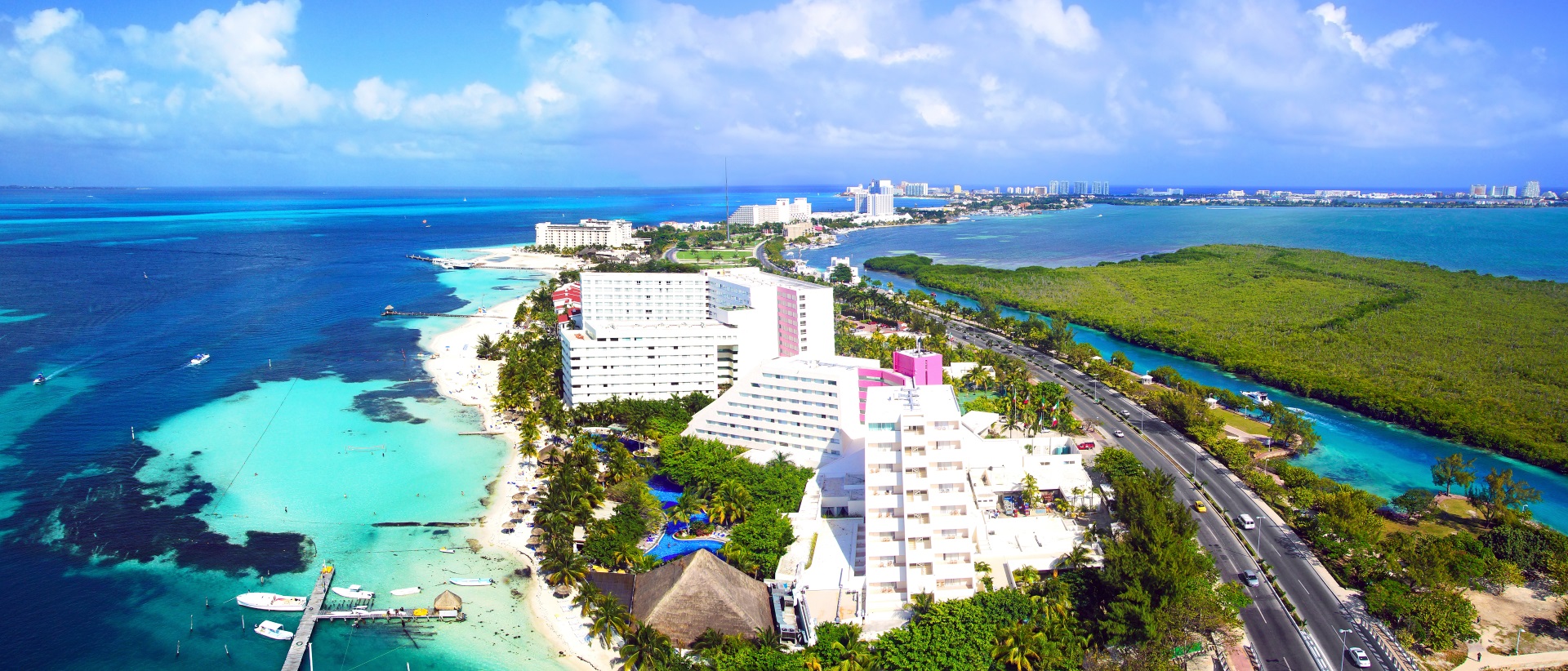 Hotelanlagen in Cancun