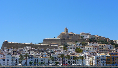 Die Kathedrale von Ibiza