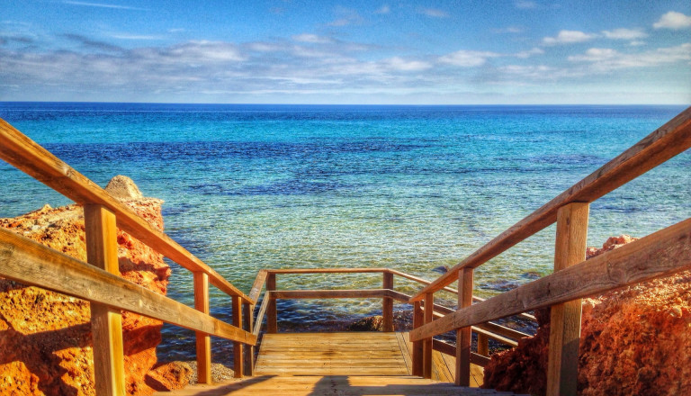 Ibiza Stairs beach